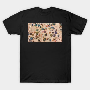 Beach Stones Abstract 7 T-Shirt